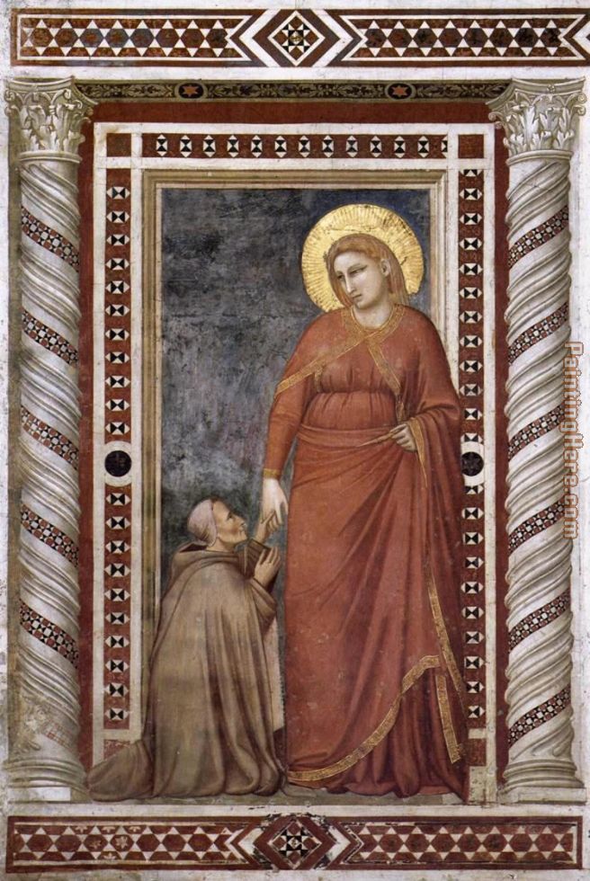 Unknown Artist Life of Mary Magdalene Mary Magdalene and Cardinal Pontano By Giotto di Bondone